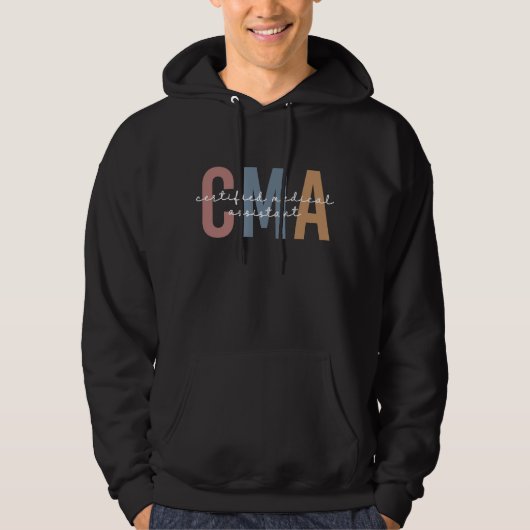 CMA Certified Medical Assistant Hoodie (Voorkant)