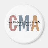 CMA Certified Medical Assistant Magneet (Voorkant)