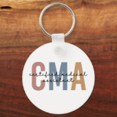 CMA Certified Medical Assistant Sleutelhanger (Voorkant)