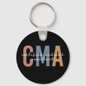 CMA Certified Medical Assistant Sleutelhanger (Voorkant)