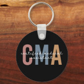 CMA Certified Medical Assistant Sleutelhanger (Voorkant)