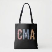 CMA Certified Medical Assistant Tote Bag (Voorkant)