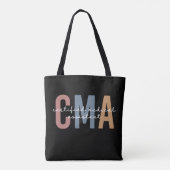CMA Certified Medical Assistant Tote Bag (Achterkant)