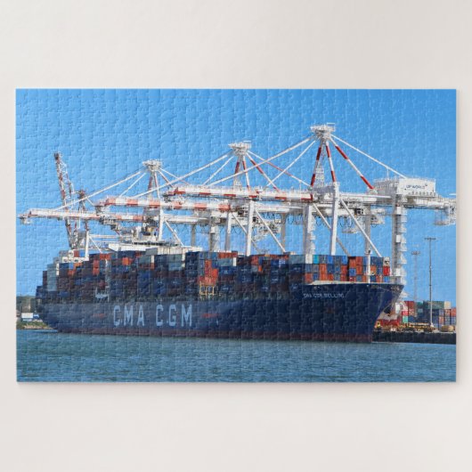CMA CGM Bellini containerschip Legpuzzel (Horizontaal)
