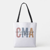 CMA gecertificeerd medisch assistent Tote Bag (Achterkant)