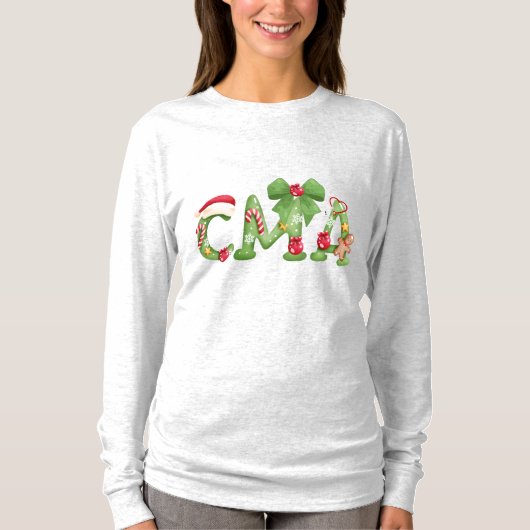 CMA Kersttrui | Gecertificeerd Medisch Assistent T-shirt (Voorkant)