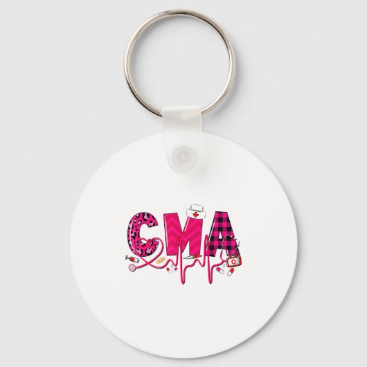 Cma Medical Istant Valentines Day Nursing Valen  Sleutelhanger (Voorkant)
