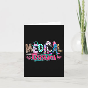 CMA Medische Instant Nurse Leopard Stethoscoop Vro Kaart