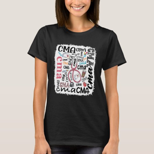 Cma Typografie T-shirt (Voorkant)