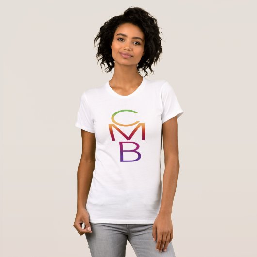 CMB Rainbow Logo T-shirt (Voorkant volledig)