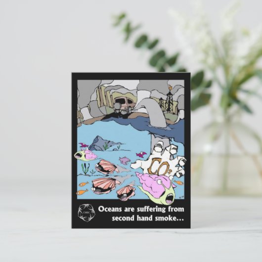 CMBC Ocean Acidifcation Plans: Oceanen zijn Suffer Briefkaart (Staand voorkant)