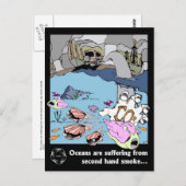 CMBC Ocean Acidifcation Plans: Oceanen zijn Suffer Briefkaart (Voorkant / Achterkant)