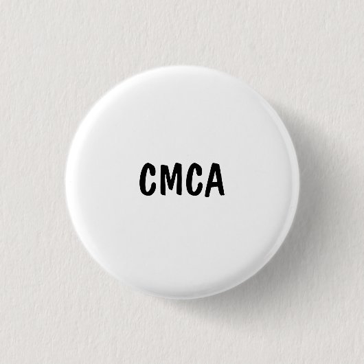 CMCA RONDE BUTTON 3,2 CM (Voorkant)