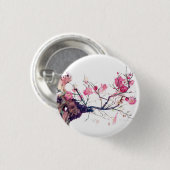 CMCarlson Cherry Blossom Bonsai Ronde Button 3,2 Cm (Voorkant /achterkant)