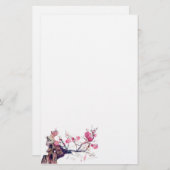 CMCarlson Cherry Blossom Briefpapier (Voorkant / Achterkant)
