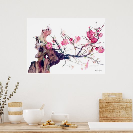 CMCarlson Cherry Blossom Poster (Keuken)