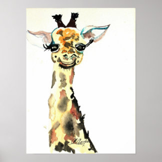 CMCarlson Cute Giraffe Poster