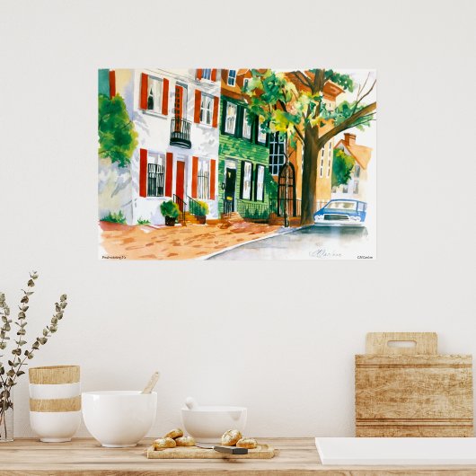 CMCarlson Fredericksburg,Va, Poster (Keuken)