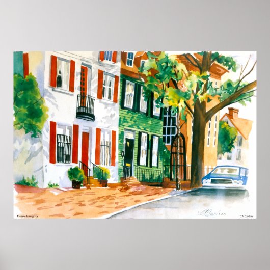 CMCarlson Fredericksburg,Va, Poster (Voorkant)