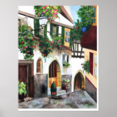 CMCarlson Italiaans Villa Poster (Voorkant)