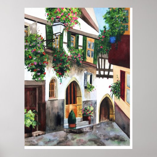 CMCarlson Italiaans Villa Poster (Voorkant)