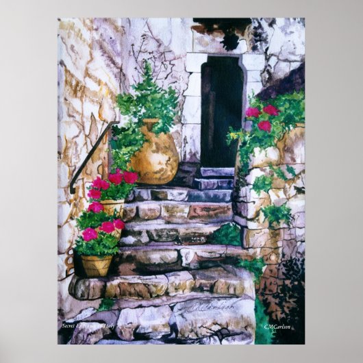 CMCarlson Secret Entrance in Italië Poster (Voorkant)