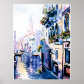 CMCarlsonVenice Canal Poster (Voorkant)