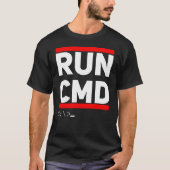 CMD T-Shirt Computer Geek Humor uitvoeren (Voorkant)