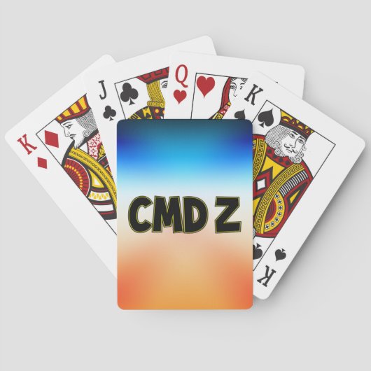 CMD Z-afspeelkaarten Pokerkaarten (Achterkant)