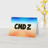 CMD Z KAART (Gele Bloem)