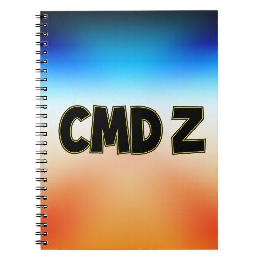 CMD Z NOTITIEBOEK (Voorkant)