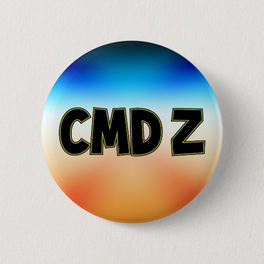 CMD Z RONDE BUTTON 5,7 CM (Voorkant)
