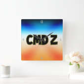 CMD Z SQUARE WALL CLOCK VIERKANTE KLOK (Huis)