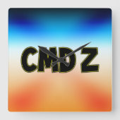 CMD Z VIERKANTE KLOK (Voorkant)