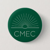CMEC Button - groen en wit logo (Voorkant)