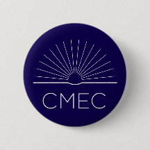 CMEC Button - marine met witte logo