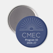 CMEC Koelkastmagneet - Programma 10 Magneet (Voorkant / Achterkant)