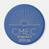 CMEC Koelkastmagneet - Programma 9 Magneet (Voorkant)