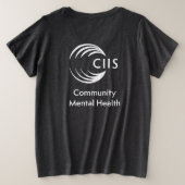 CMH Vrouwen Plus-Size Basic T-shirt (Design achterkant)