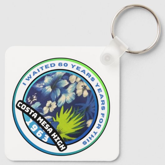 CMHS 60 jaar Reunion Hawaiian Theme Sleutelhanger (Achterkant)