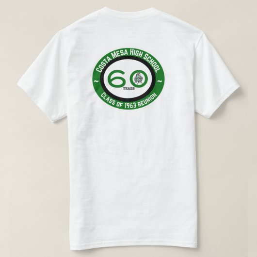 CMHS '63 Reunion T-shirt (Design achterkant)