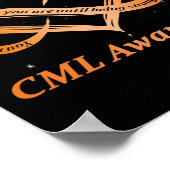 CML Warrior I'm Fine Chronic Myeloid Leukemia Awar Poster (Hoek)