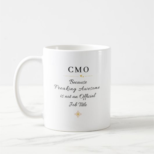 CMO Kantoorcitaat Koffiemok (Links)