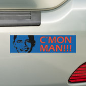 C'Mon Man! Bumpersticker (Op auto)