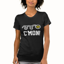 C'mon Tennis t-shirt - Gift voor spelers en ventil