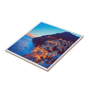 CMP007 POSITANO, AMALFI COAST, Italië, Tegeltje