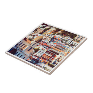 CMP009 POSITANO, AMALFI COAST, Italië, Tegeltje