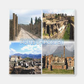 CMP010 NAPLES, RUINEN VAN POMPEII, POMPEI, Fridge Magneet (Voorkant)