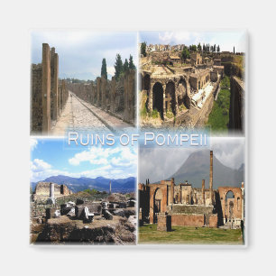 CMP010 NAPLES, RUINEN VAN POMPEII, POMPEI, Fridge Magneet