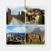 CMP010 NAPLES, RUINS OF POMPEI, Italië, Keramisch Ornament (Achterkant)